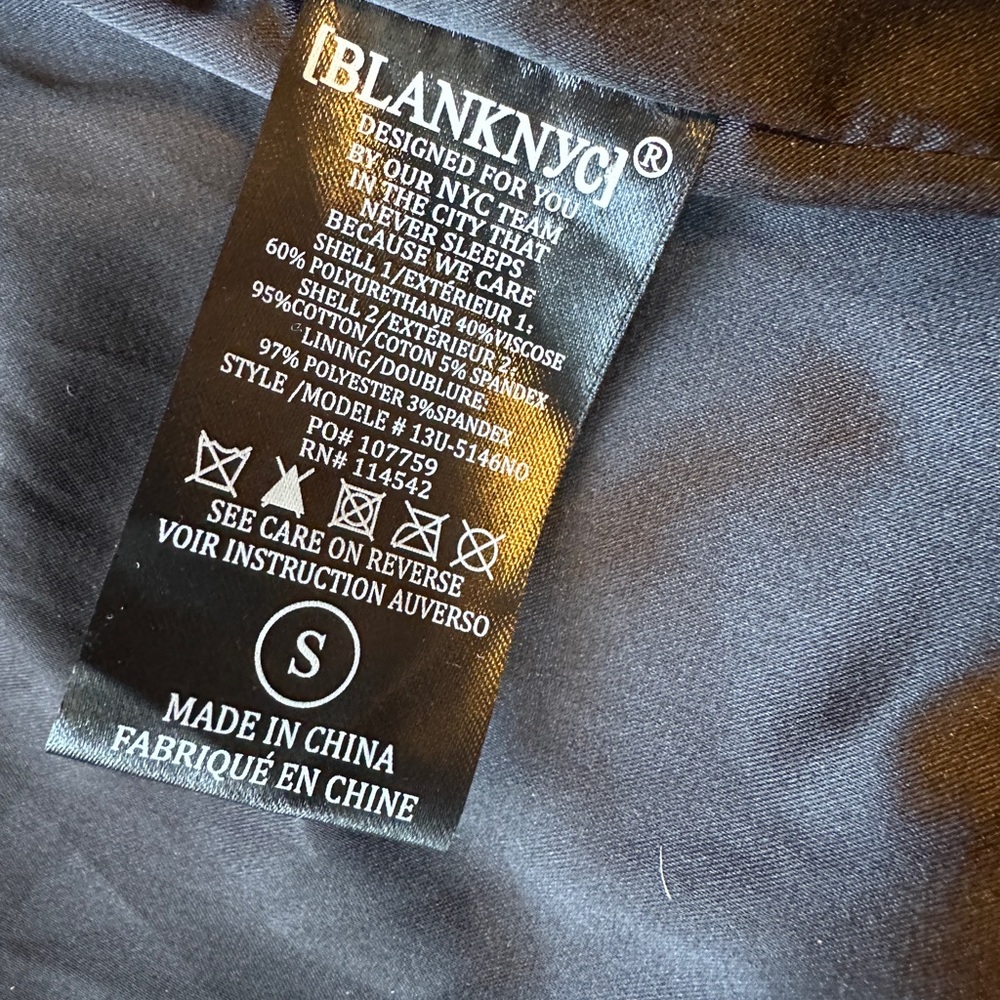 Blank NYC Record Breaker Collarless Faux Leather Moto Jacket - Picture 8 of 13